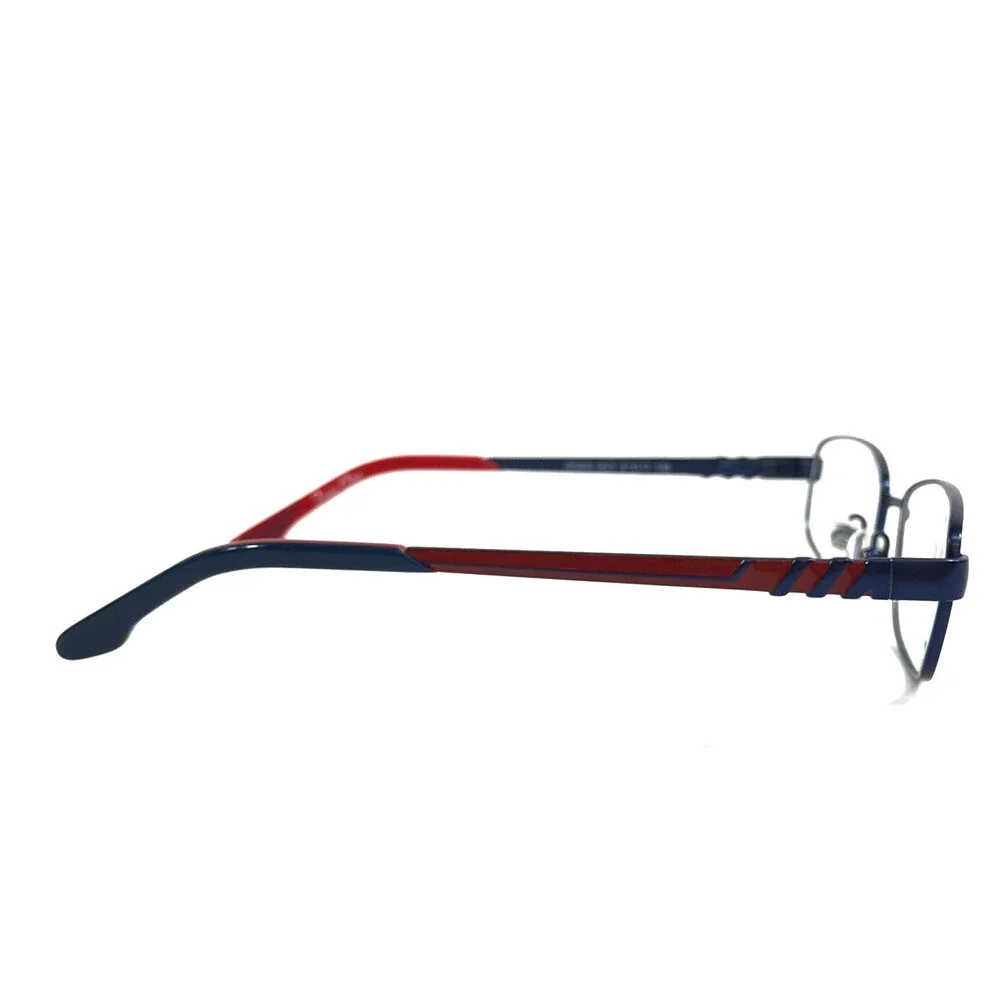 Nerf Kids Boys Eyeglasses Frames OWEN NVY Navy Blue Rectangle Wire Rim 51-17-135 - Picture 4 of 12